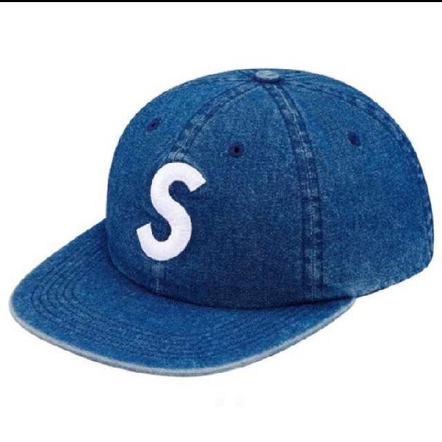 帽子Supreme 17ss S Logo Cap Denim