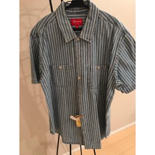 シュプリーム(Supreme)の17ss supreme stripe denim shirt M(シャツ)