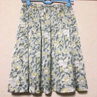 イエナ(IENA)のIENA  花柄シフォンフレアースカート(ひざ丈スカート)