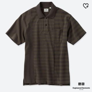 エンジニアードガーメンツ(Engineered Garments)のUNIQLO engineered garments ポロシャツ オリーブ M(ポロシャツ)