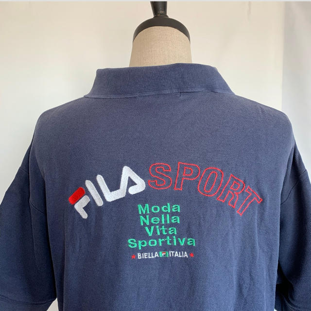 FILA(フィラ)のFILA バッグロゴポロシャツ メンズのトップス(ポロシャツ)の商品写真