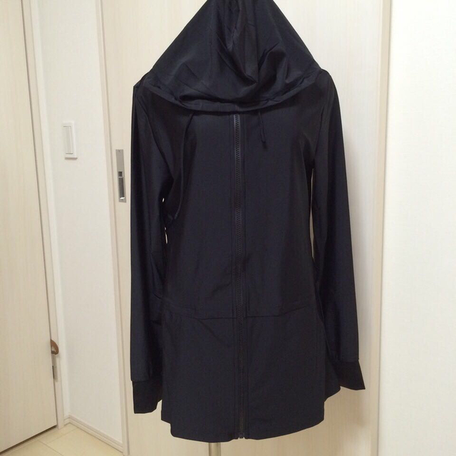 XL☆日焼け防止ラッシュガード黒ブラック レディースの水着/浴衣(水着)の商品写真