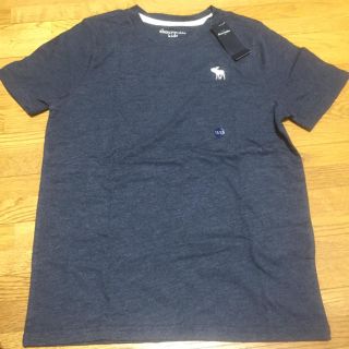 アバクロンビーアンドフィッチ(Abercrombie&Fitch)の新品 タグ付き Abercrombie kids Tシャツ ネイビー アバクロ(Tシャツ/カットソー)