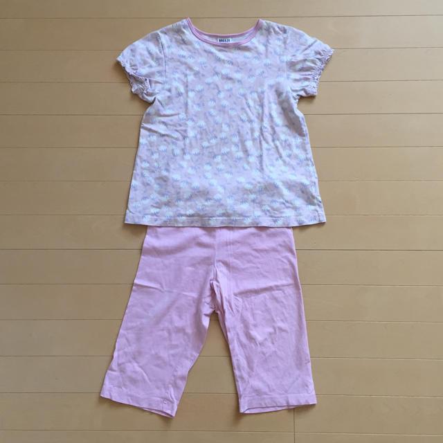 BREEZE(ブリーズ)のBREEZ かぶりパジャマ（6分丈）130 キッズ/ベビー/マタニティのキッズ服女の子用(90cm~)(パジャマ)の商品写真