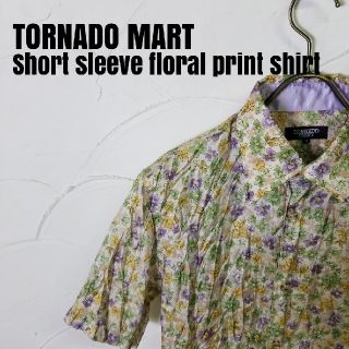 トルネードマート(TORNADO MART)のTORNADO MART/トルネードマート 半袖 シワ加工 花柄 シャツ(シャツ)