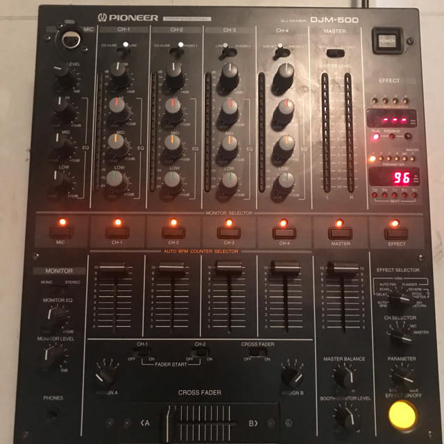 PIONEER パイオニア DJM-500 DJミキサー 似機種 DJM-900楽器