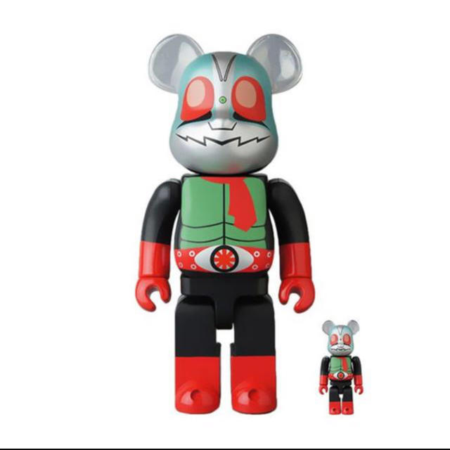 ＢＥ＠ＲＢＲＩＣＫ ベアブリック  仮面ライダー新２号 １００％＆４００％セット