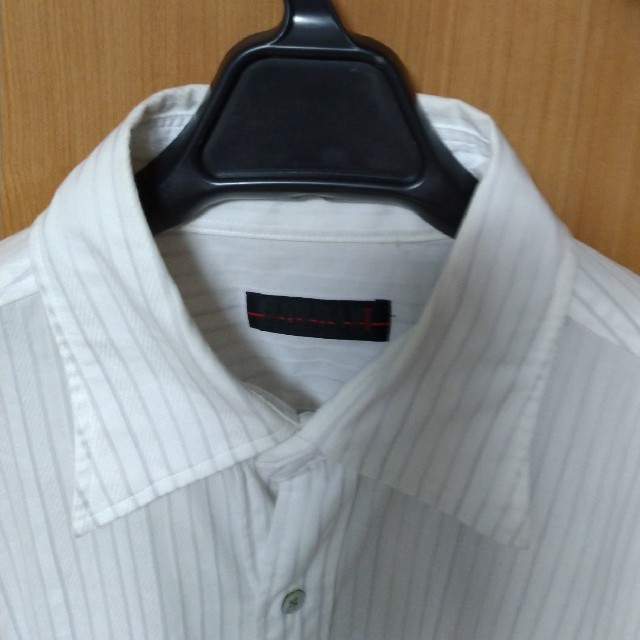 MORGAN HOMME(モルガンオム)のMorgan Homme、半袖白シャツ メンズのトップス(シャツ)の商品写真