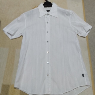 モルガンオム(MORGAN HOMME)のMorgan Homme、半袖白シャツ(シャツ)