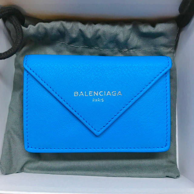 balenciaga レア物　ペーパーミニ　三つ折り財布　小銭入カードケース