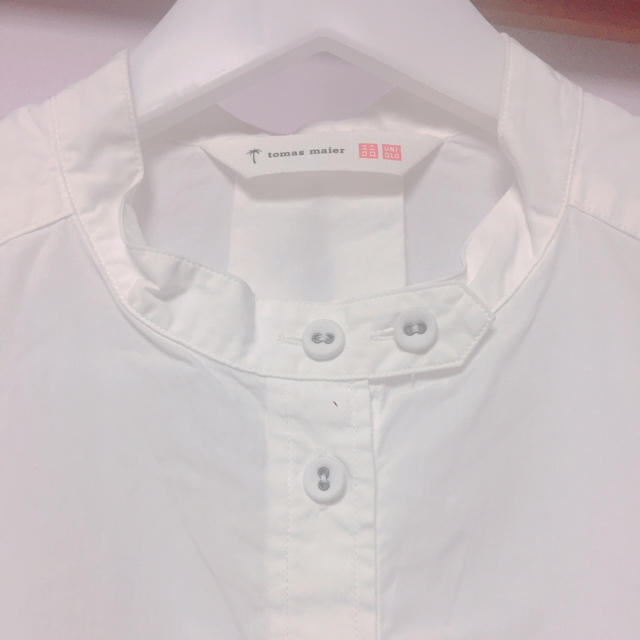 UNIQLO(ユニクロ)のKHKH様専用 ユニクロ  白シャツ レディースのトップス(シャツ/ブラウス(半袖/袖なし))の商品写真