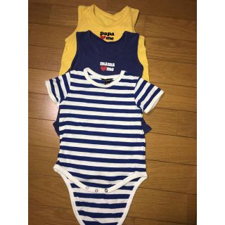 マリメッコ(marimekko)の80サイズロンパース肌着(肌着/下着)