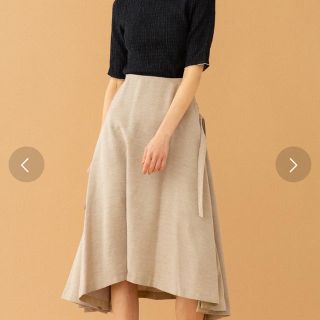 ユナイテッドアローズ(UNITED ARROWS)の【未使用品・定価14,904円】UNITED TOKYO リネンライク スカート(ひざ丈スカート)