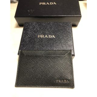 プラダ(PRADA)のPRADA 名刺入れ、カードケース 新品未使用 付属品有り(名刺入れ/定期入れ)