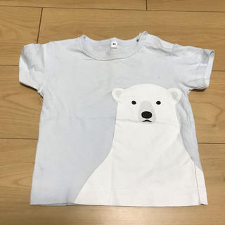 ムジルシリョウヒン(MUJI (無印良品))の80サイズ MUJI シロクマ 半袖Tシャツ(Ｔシャツ)