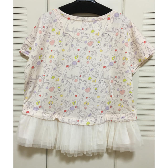 franche lippee(フランシュリッペ)の美品！！フランシュリッペ ☆ フリル付きTシャツ レディースのトップス(Tシャツ(半袖/袖なし))の商品写真