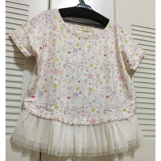 フランシュリッペ(franche lippee)の美品！！フランシュリッペ ☆ フリル付きTシャツ(Tシャツ(半袖/袖なし))