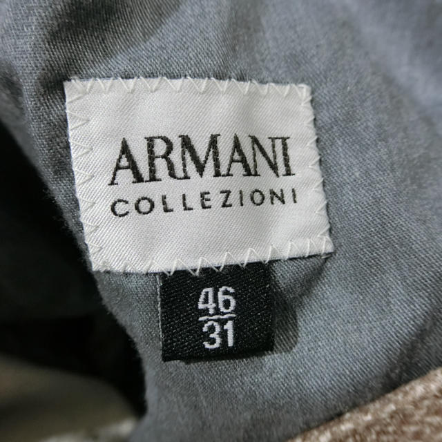 ARMANI COLLEZIONI(アルマーニ コレツィオーニ)の【限定値下げ中！】アルマーニコレツォーニ パンツ Mサイズ 46/31 メンズのパンツ(スラックス)の商品写真