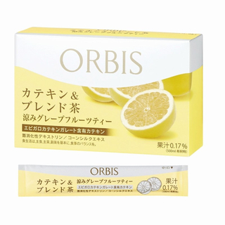 オルビス(ORBIS)のカテキン＆ブレンド茶 涼みグレープフルーツティー（3.3g×20袋）(健康茶)