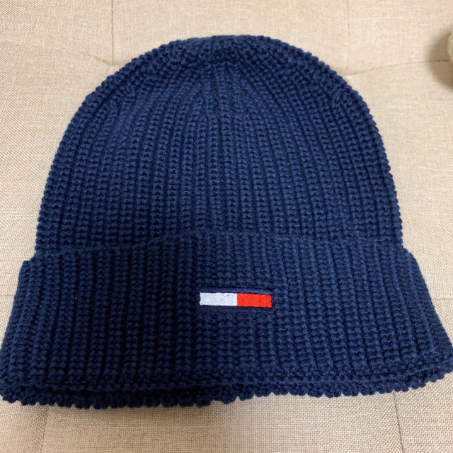 TOMMY HILFIGER(トミーヒルフィガー)のTOMMY JEANNS ニット帽 レディースの帽子(ニット帽/ビーニー)の商品写真