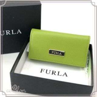 フルラ(Furla)の【新品】[FURLA] RN68 B30 レザーキーケース ライトグリーン(キーケース)