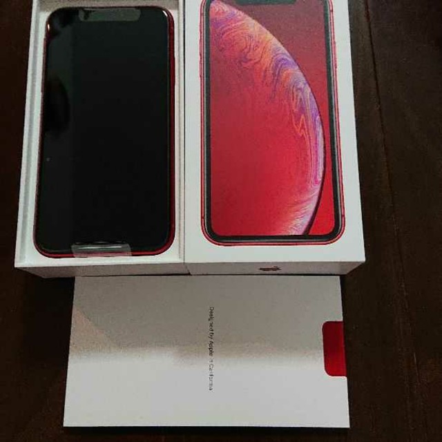売れ筋がひ新作! iPhone au H&A - Apple XR レッド 64GB