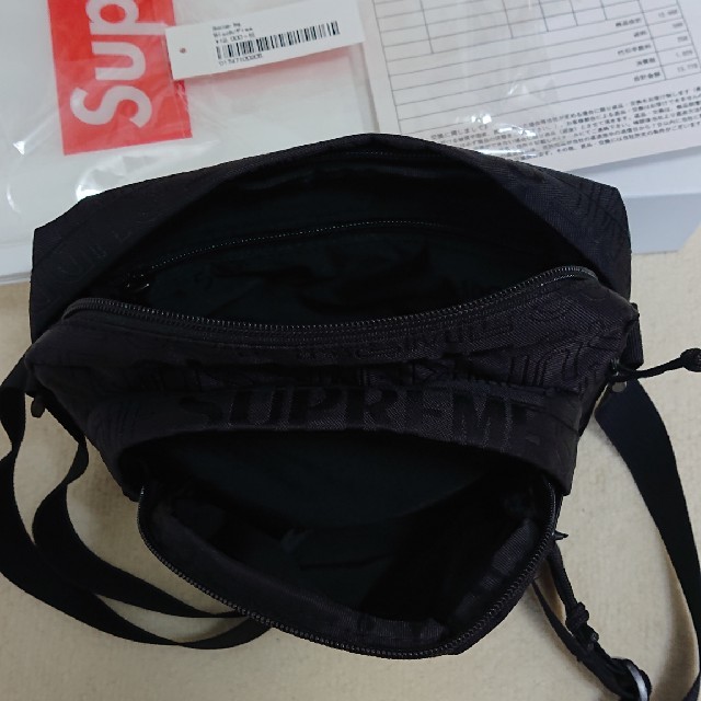 supreme 19ss shoulder bag black 黒 2