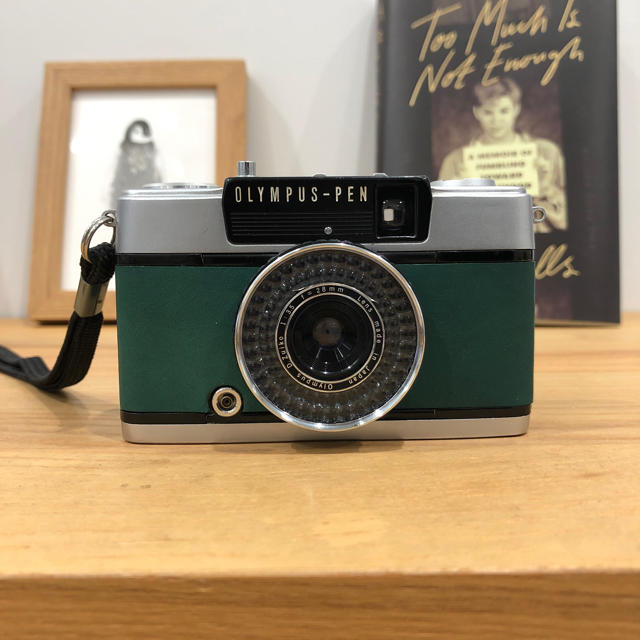 【整備済・完動品】 OLYMPUS PEN EE-3 深緑PENEE3