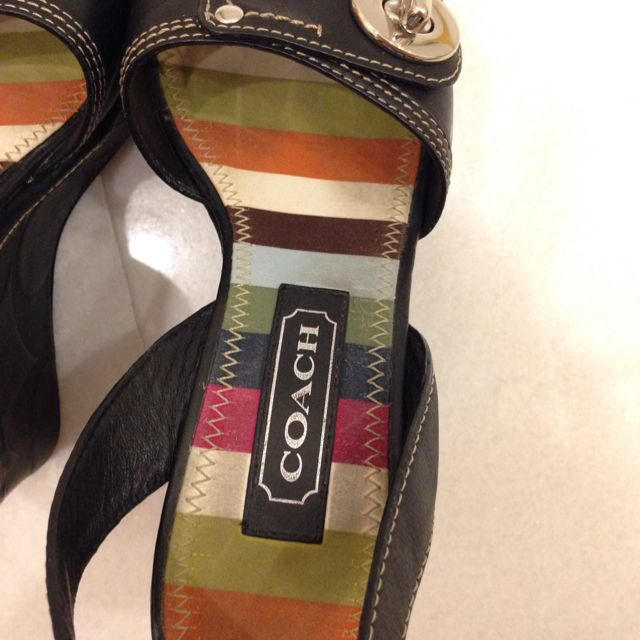 COACH(コーチ)のコーチのウェッジサンダル☺︎C柄 レディースの靴/シューズ(サンダル)の商品写真