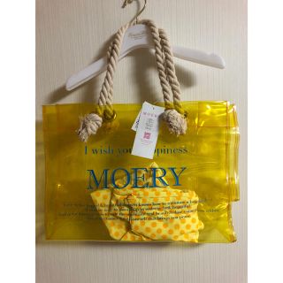 モエリー(MOERY)のモエリー ビーチバック ドット イエロー (トートバッグ)