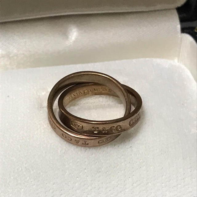 Tiffany & Co. - ティファニー 2連リング メタル色の通販 by たんれい
