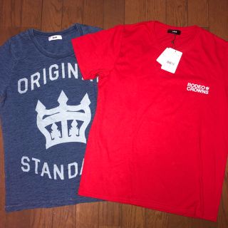 ロデオクラウンズワイドボウル(RODEO CROWNS WIDE BOWL)のロデオ Tシャツ 2枚セット(Tシャツ/カットソー(半袖/袖なし))