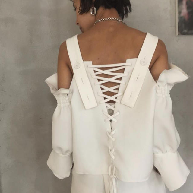 Ameri VINTAGE - AMERI BONDING OFF SHOULDER TOP 新品タグ付きの通販