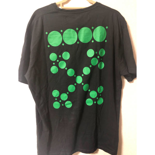 OFF-WHITE 【DOTS S/S OVER TEE / BK GRN】