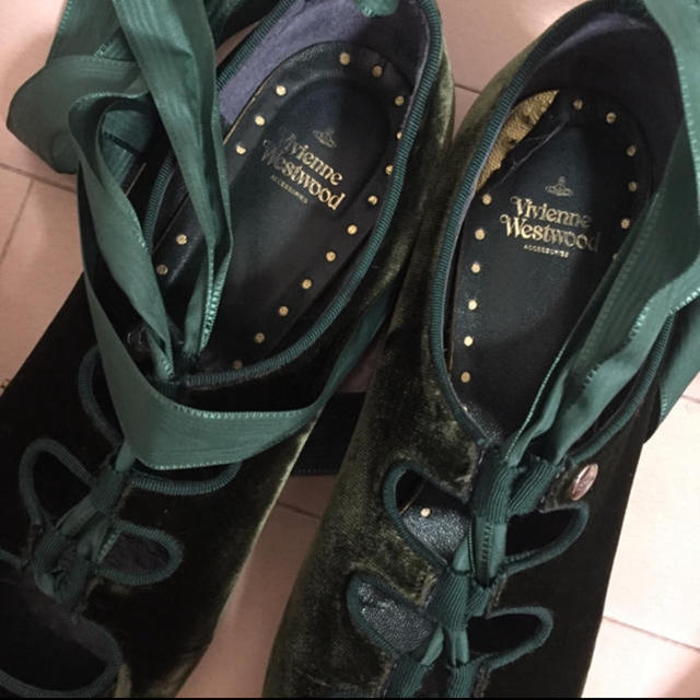 Vivienne Westwood(ヴィヴィアンウエストウッド)のvivienne westwood レースアップシューズ レディースの靴/シューズ(バレエシューズ)の商品写真