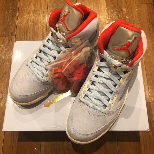 25.5 air jordan 5 trophy room ice blue