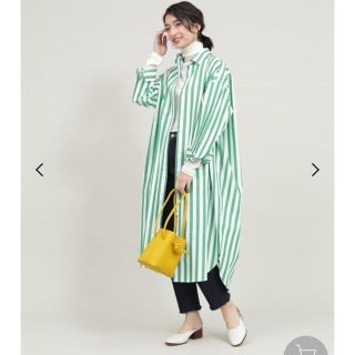 Adam et Rope' - 即完売ストライプシャツワンピースの通販 by Mi's