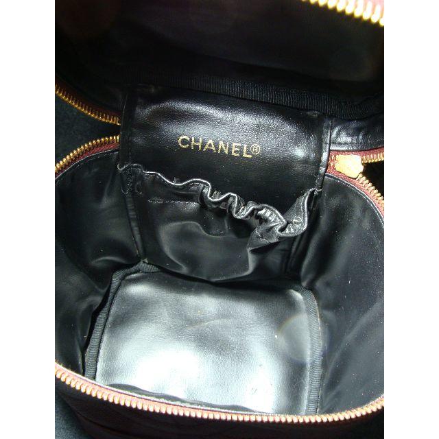 CHANEL(シャネル)のCHANELシャネル◇キャビアスキンバニティー化粧ポーチハンドバッグ縦型 レディースのバッグ(その他)の商品写真