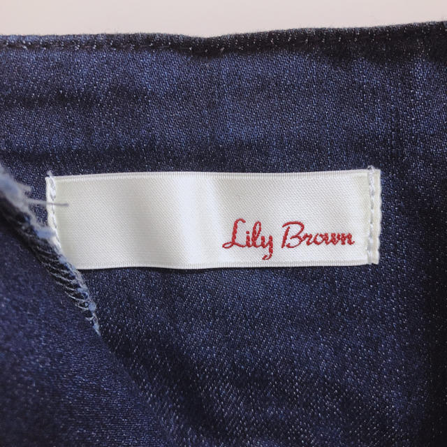 Lily Brown(リリーブラウン)のリリーブラウン レースアップスキニージーンズ レディースのパンツ(デニム/ジーンズ)の商品写真