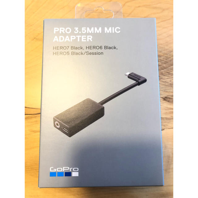 【新品未使用】GoPro ゴープロ mic adapter マイクアダプタービデオカメラ