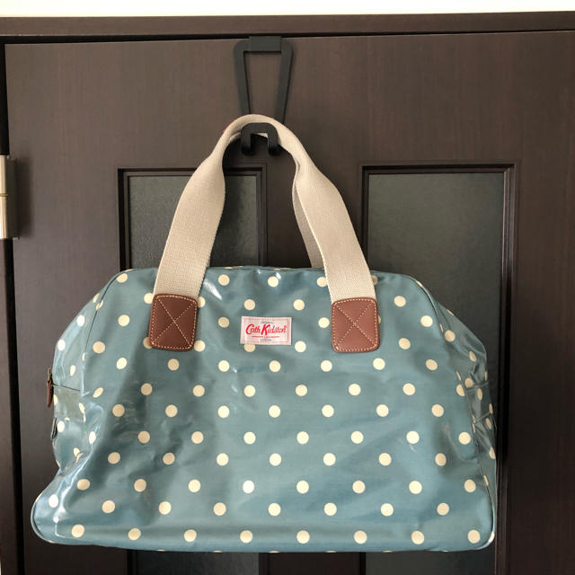 Cath Kidston - キャスキッドソン 水玉 レトロ ボストンバッグの Cath Kidston - キャスキッドソン 水玉 レトロ ボストンバッグの