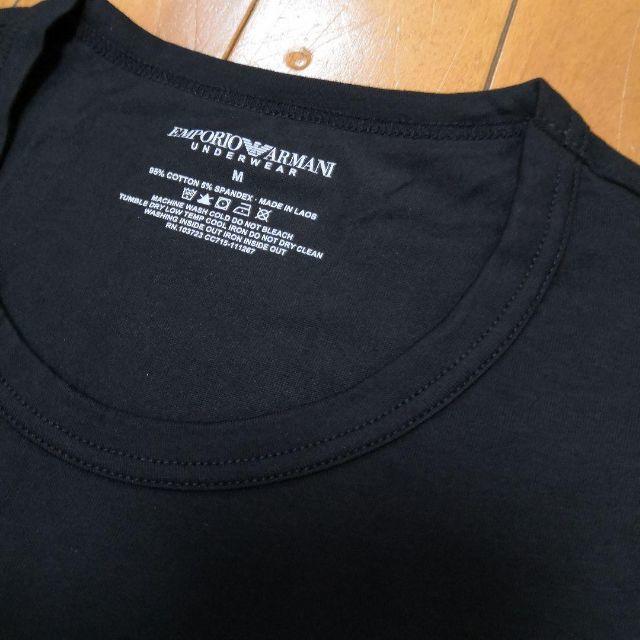 Emporio Armani(エンポリオアルマーニ)の新品未使用　エンポリオアルマーニ　Tシャツ　Mサイズ メンズのトップス(Tシャツ/カットソー(半袖/袖なし))の商品写真