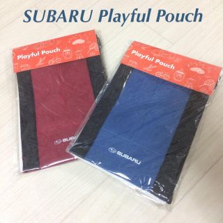 スバル(スバル)の新品★ スバル SUBARU Playful Pouch 2個セット(車内アクセサリ)