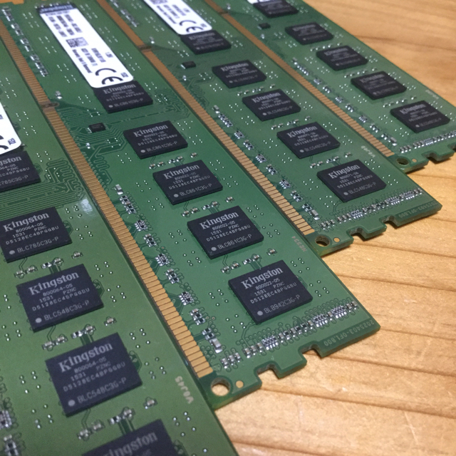 DDR3L-1600 8GB 4枚セット KVR16LN11/8