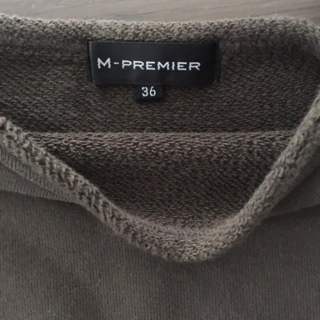 M-premier(エムプルミエ)のM-premierカットソー スウェット トレーナー レディースのトップス(カットソー(半袖/袖なし))の商品写真