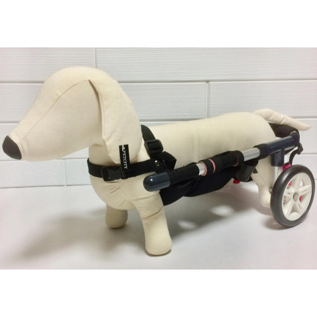 B○Mダックス○犬の車椅子 小型犬用2輪 ～8kg位 歩行器 犬用車いすの