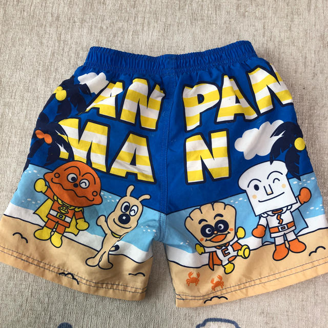 BANDAI(バンダイ)のアンパンマン 水着 パンツ サイズ90 中古 キッズ/ベビー/マタニティのキッズ服男の子用(90cm~)(水着)の商品写真