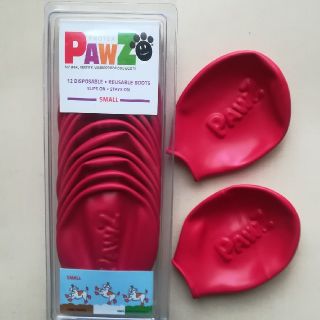 【犬】PAWZ ドッグブーツ・Sサイズ（新品1パック12枚＋バラ2枚　計14枚）(犬)