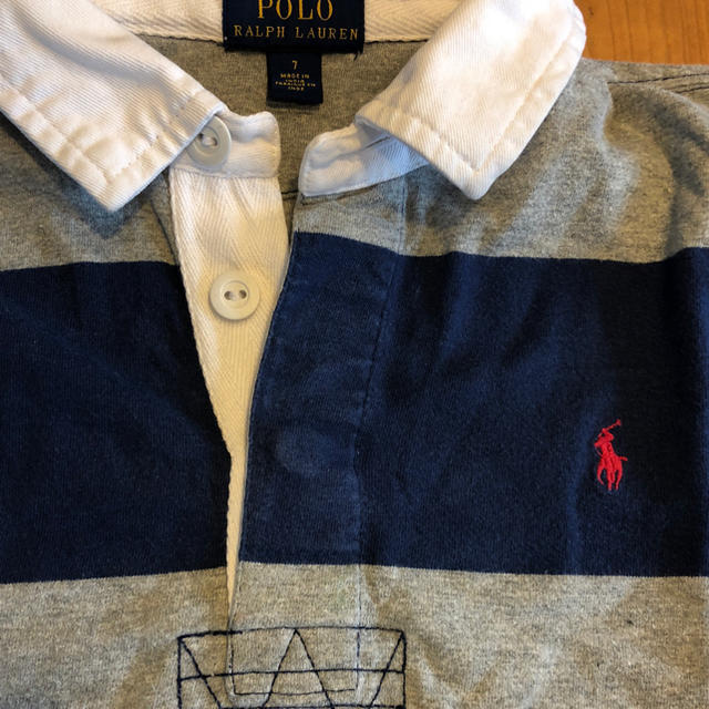 POLO RALPH LAUREN(ポロラルフローレン)のラルフローレン ラガーシャツ 130 キッズ 子ども キッズ/ベビー/マタニティのキッズ服男の子用(90cm~)(Tシャツ/カットソー)の商品写真