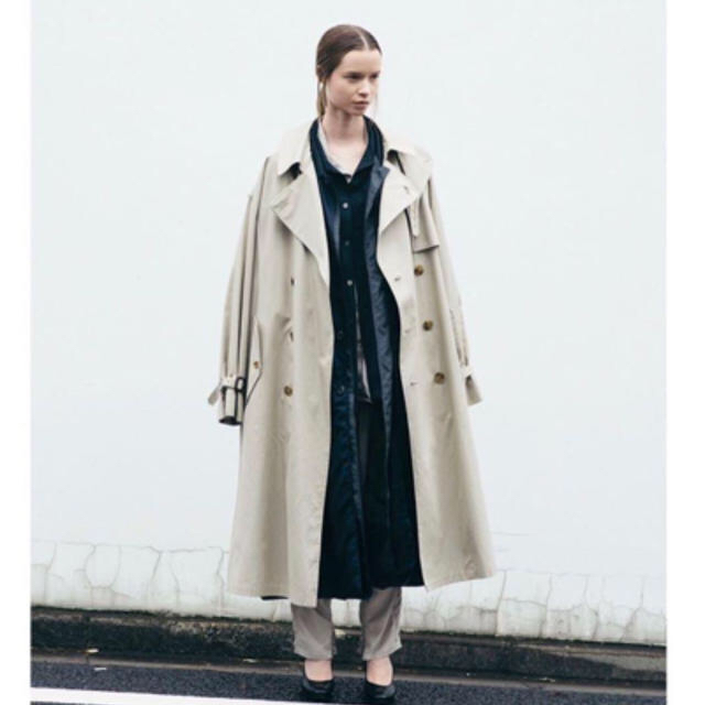 正規 stein 19ss - SUNSEA lay coat trench oversized トレンチコート